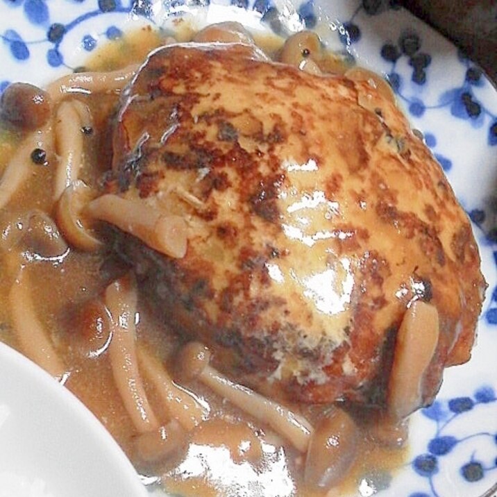 鶏ひじきバーグ